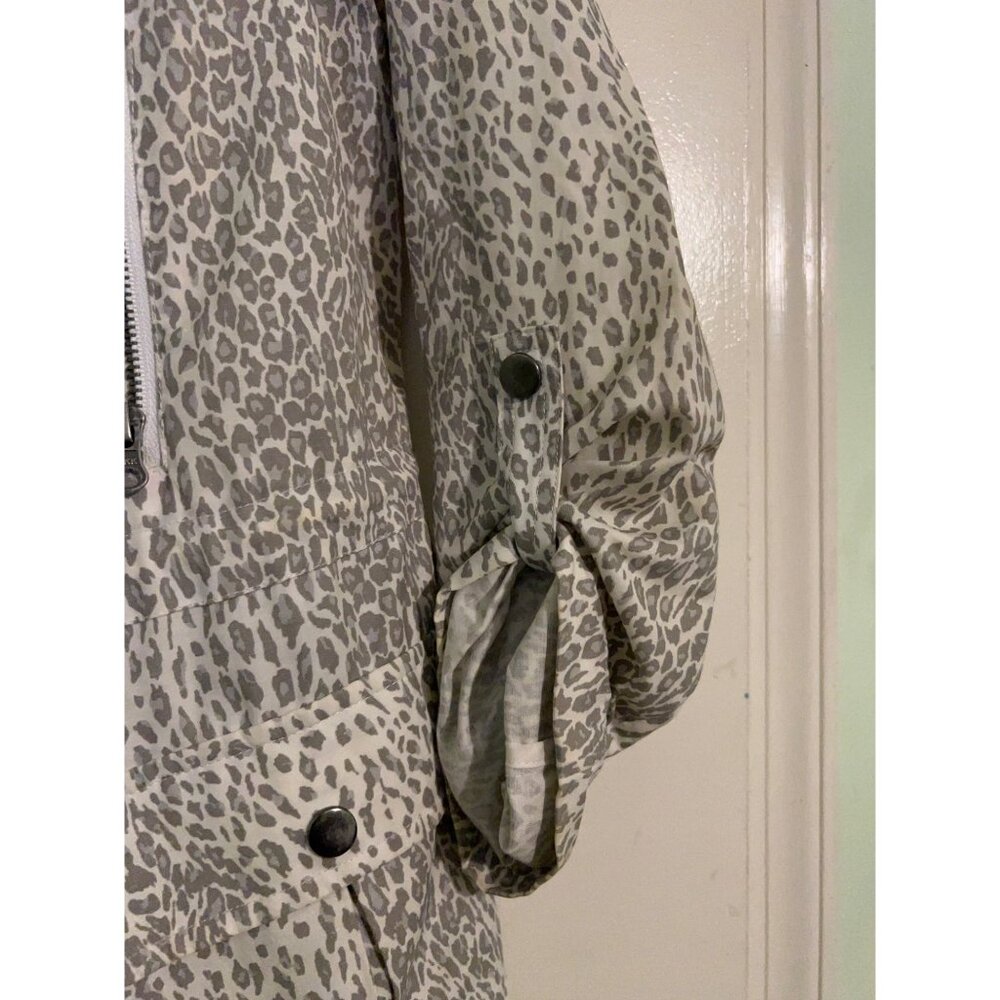 Joie Leopard Print Barker Utility Jacket Womens S… - image 7